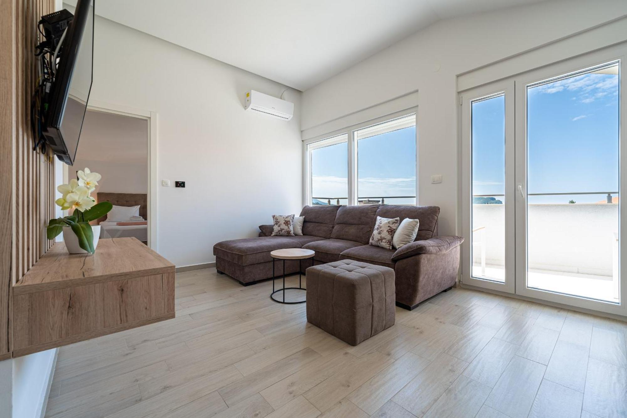 Marea Apartments 부드바 객실 사진